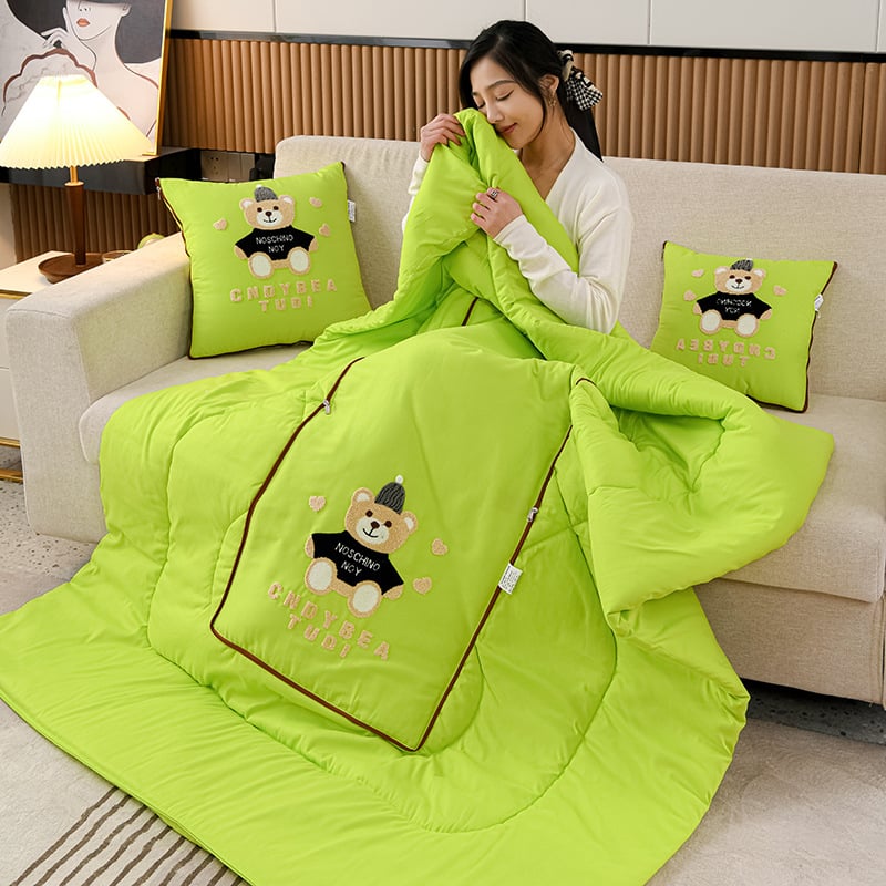 Vankúšová prikrývka na štyri ročné obdobia, výplň zo hedvábno-bavlneného vlákna, viacúčelová, sviež štýl