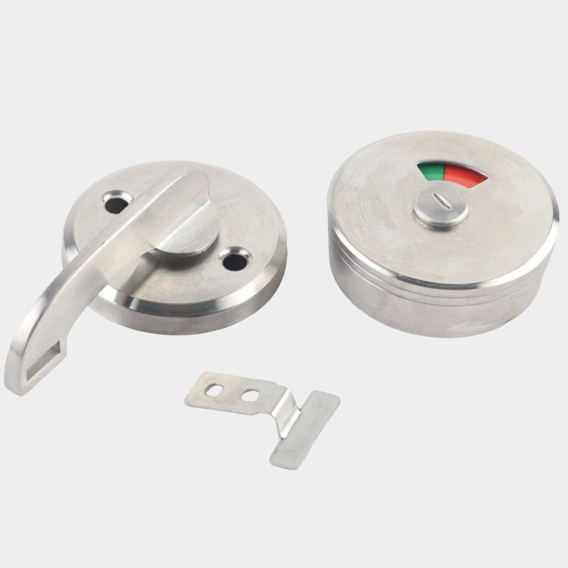 Încuietoare plată pentru ușa toaletei publice, din oțel inoxidabil 304, marca Suoweigu, cu zăvor indicator