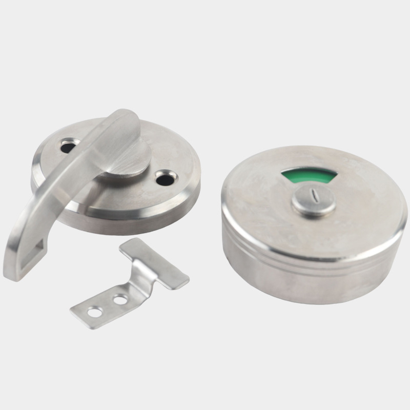 Încuietoare plată pentru ușa toaletei publice, din oțel inoxidabil 304, marca Suoweigu, cu zăvor indicator