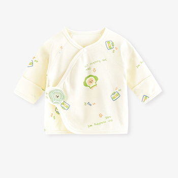 Naujagimių medvilnės pižimos viršus su Velcro užsegimu, 100% medvilnė, Pavasaris 2023