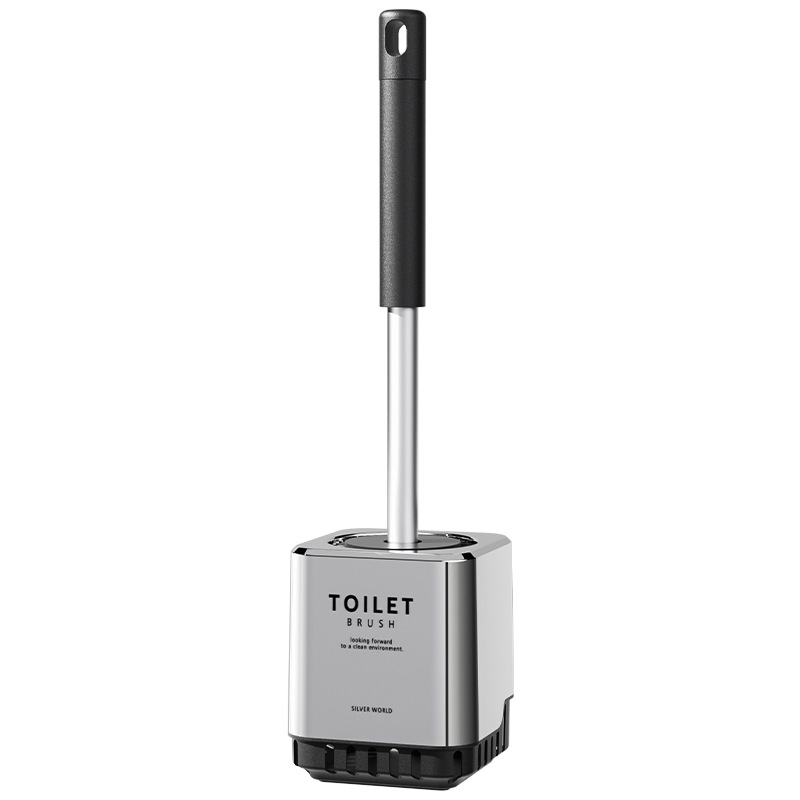 Nástenný držiak na kefu na WC – plastová konštrukcia, elektroplátovaná povrchová úprava, nosnosť 5 kg, model electroplating