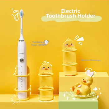 Sieninis laikiklis elektrinėms dantų šepetėlėms – be gręžimo, plastmasinis laikiklis, saugojimas, prekė Qiwang