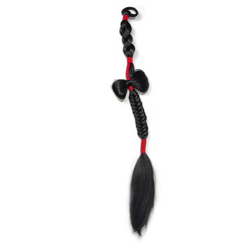 Xiuhe stiilis ponii-parukas, käsitööna kootud, kuumuskindlad juuksed, ei värvita, bränd Fujia