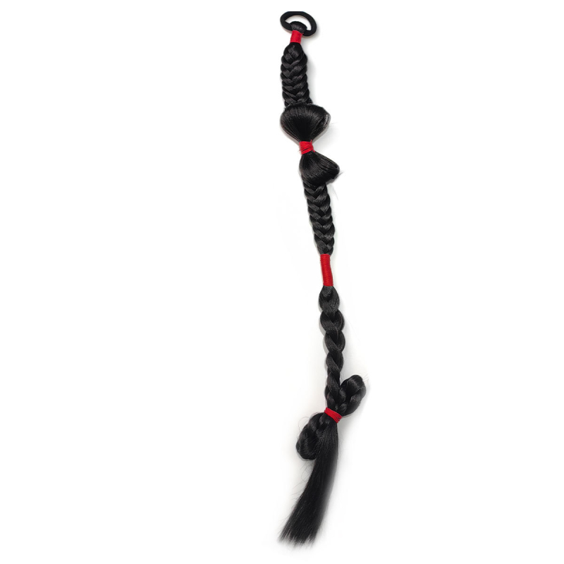 Xiuhe stiilis ponii-parukas, käsitööna kootud, kuumuskindlad juuksed, ei värvita, bränd Fujia