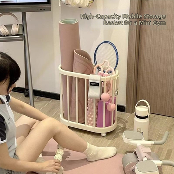 Hoiukorv joogamatile ja fitnessvarustusele – PP materjal, mudel 549796, 20 ühikut, kaasaegne minimalistlik stiil