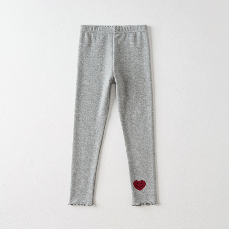 Colanți din bumbac pentru fetițe, stil coreean, talie medie, 95% bumbac, vârste 3–8 ani