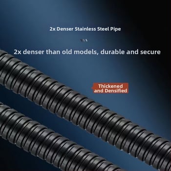 Huixin nerezová sprchová hlavica a spojka hadice – ručná montáž, 1,6 MPa, 5–80°C