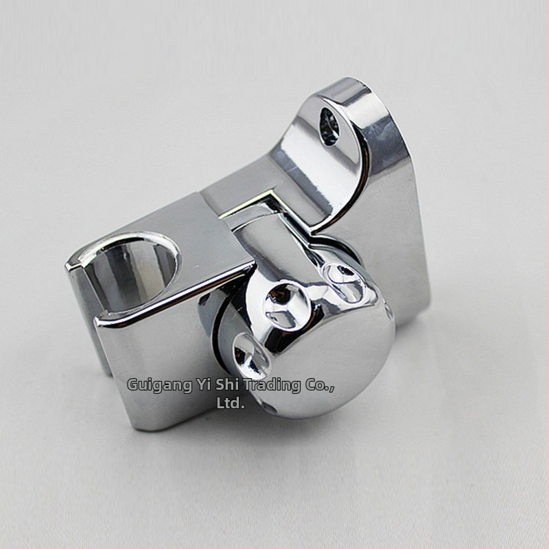 Elektroplatinė sieninė dušo galvos laikiklis su reguliuojamu rankenėlės mechanizmu, modernus minimalistinis dizainas