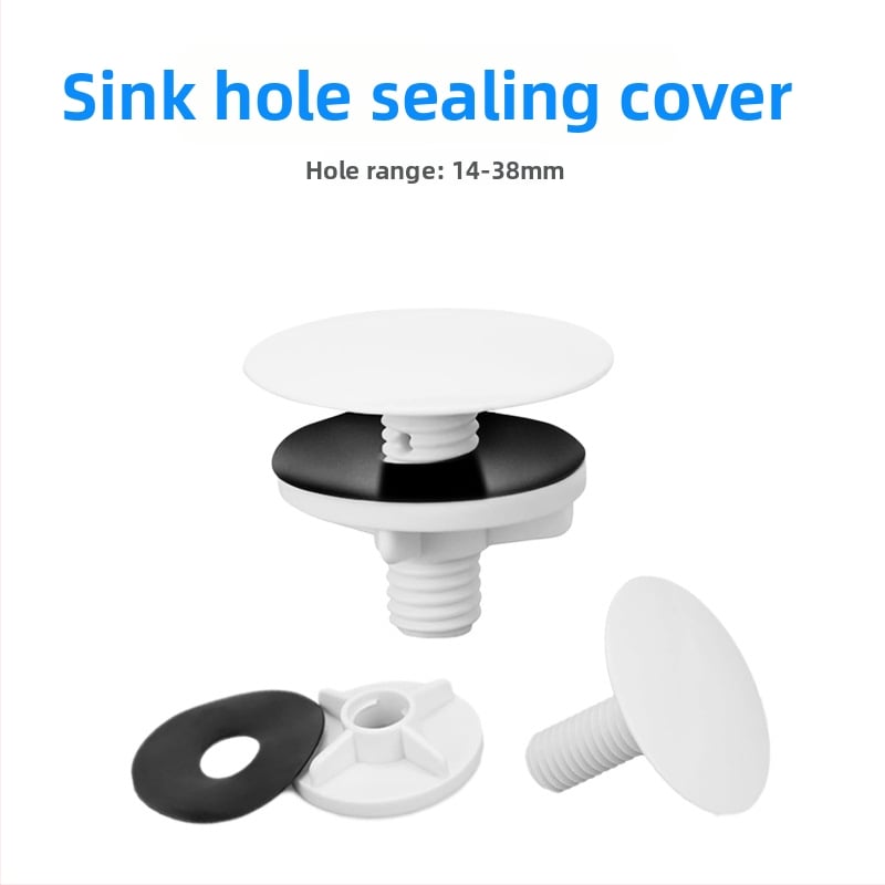 Dekoratívny kryt otvoru pre drez, ABS, model RB-1-54-01, 12 g, 49#, moderný a jednoduchý štýl