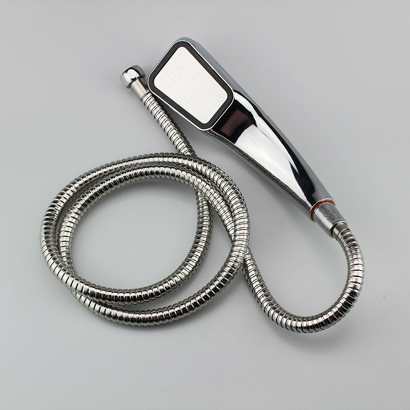 ABS κεφαλή ντους, υψηλής ροής, βιδωτή εγκατάσταση, ηλεκτροχρωμιωμένη επίστρωση, λειτουργία βροχής