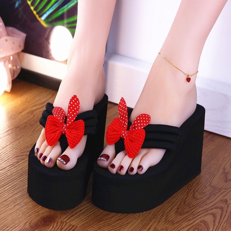 Naiste paksu tallaga sandaalid Korea stiilis ülemine osa puuvillane, EVA talla, kerged ja vastupidavad, talla paksus 0–3 cm, kevad 2024