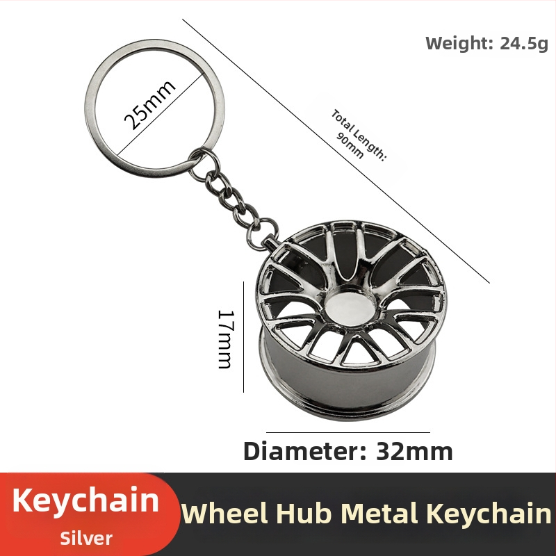 Automobilio modifikacijų raktų pakabukas – cinko lydinys, lengvas prabangos stilius, Xunxin prekė, atskiras įpakavimas