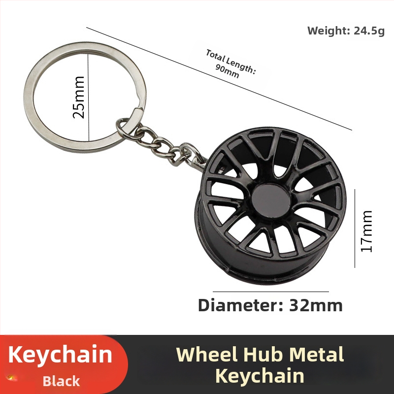 Automobilio modifikacijų raktų pakabukas – cinko lydinys, lengvas prabangos stilius, Xunxin prekė, atskiras įpakavimas