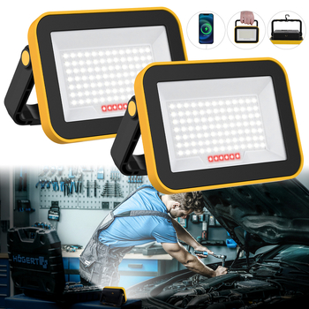 Cob LED pracovné svetlo, dobíjateľná batéria 2000mAh, 350 lm+, magnetické, viacúčelové s Power Bank funkciou pre núdzové a vonkajšie osvetlenie