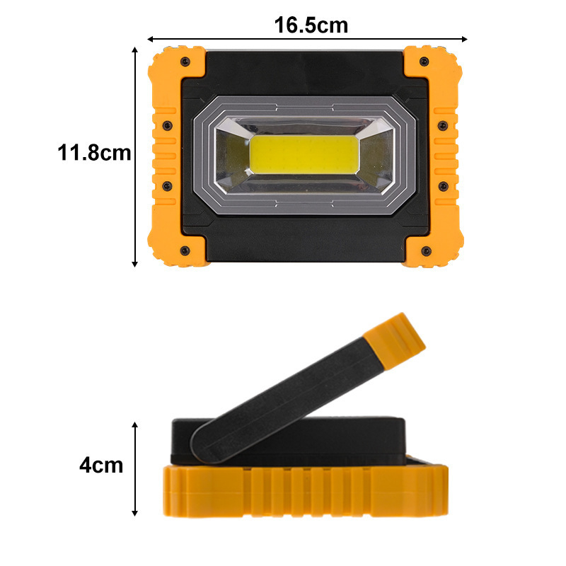 Cob LED pracovné svetlo, dobíjateľná batéria 2000mAh, 350 lm+, magnetické, viacúčelové s Power Bank funkciou pre núdzové a vonkajšie osvetlenie