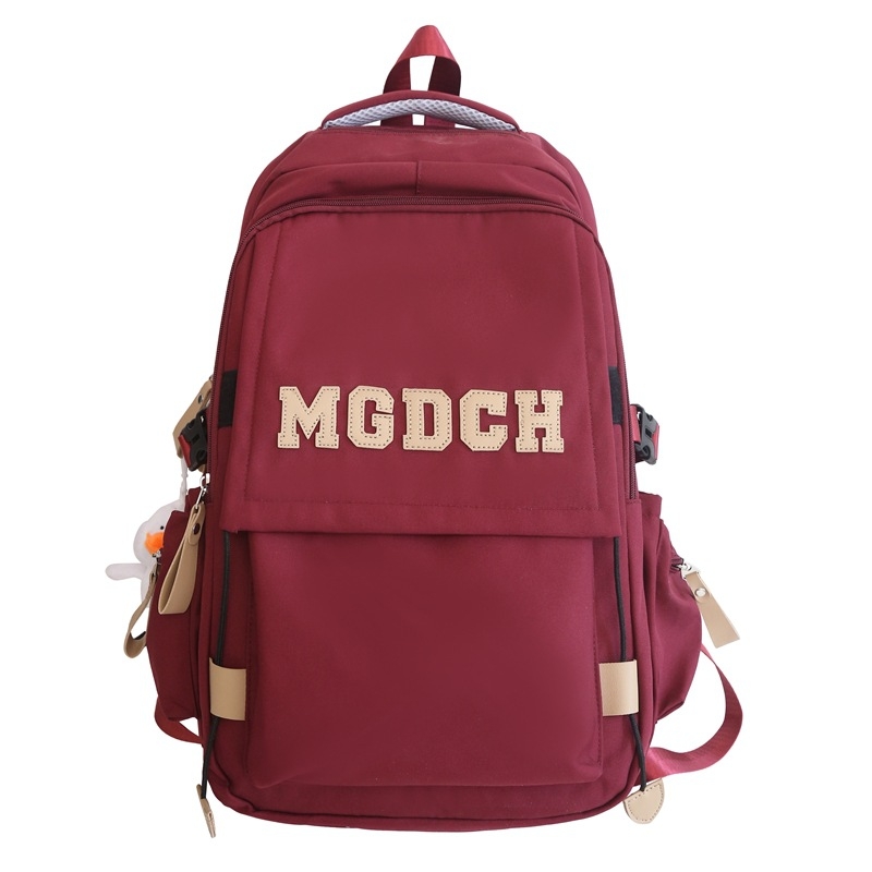 Koolikott nailonist, maht 20–35 l, kulumist vastupidav, kumerad õlarihmad, linnastiil