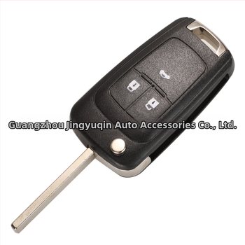 Pakeičiamas nuotolinis raktas Chevrolet Cruze, Buick Regal, Opel – 315/433 MHz, 2–5 mygtukai, PP lustas, korpusas iš ABS + varis