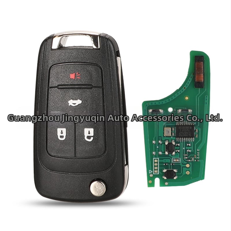 Pakeičiamas nuotolinis raktas Chevrolet Cruze, Buick Regal, Opel – 315/433 MHz, 2–5 mygtukai, PP lustas, korpusas iš ABS + varis