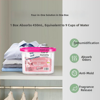 Levandų kvapo desikantas drėgmės sugeriamoji dėžutė vidinei drabužių spintai, 230 g, dėžutėje