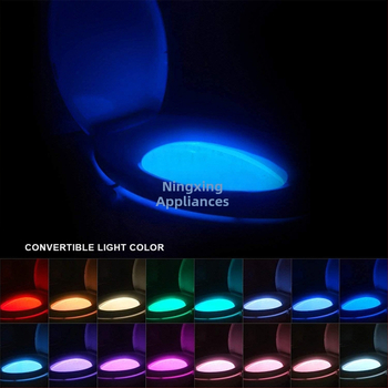 Toaleti öövalgus liikumisanduriga, sisseehitatud aku, induktiivlüliti, CE-sertifikaat, pinge ≤36V