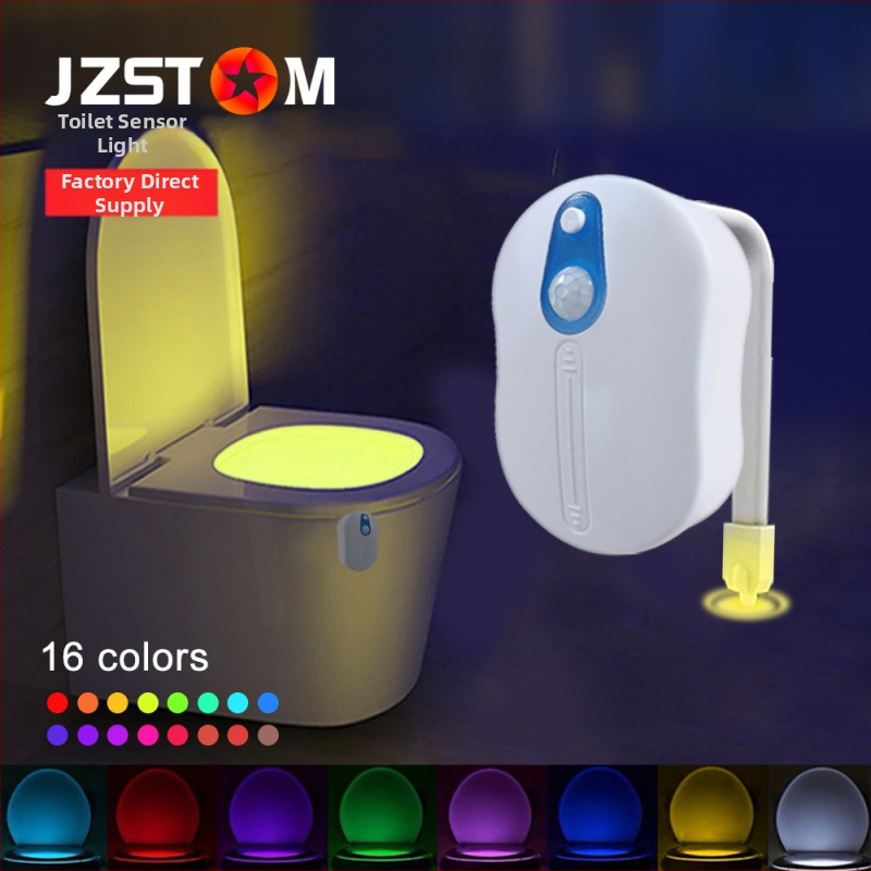 Toaleti öövalgus liikumisanduriga, sisseehitatud aku, induktiivlüliti, CE-sertifikaat, pinge ≤36V