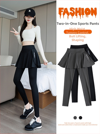 Seelik-leggingsid, kõrge vöökoht, hingav õhuke polüester-elastaan segu, Mu Shengfei, ühetükkiline muster, tihe lõige, 2025 kevad