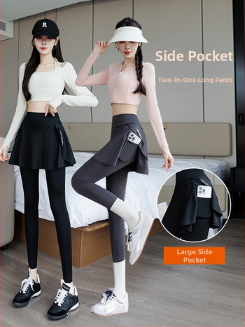 Seelik-leggingsid, kõrge vöökoht, hingav õhuke polüester-elastaan segu, Mu Shengfei, ühetükkiline muster, tihe lõige, 2025 kevad