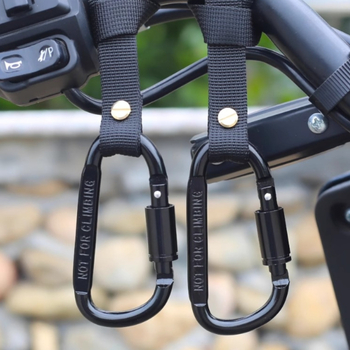 Priekšējā uzstādīšana bez urbšanas — universālais motocikla āķis ar vienu āķi ķiverēm un kravām