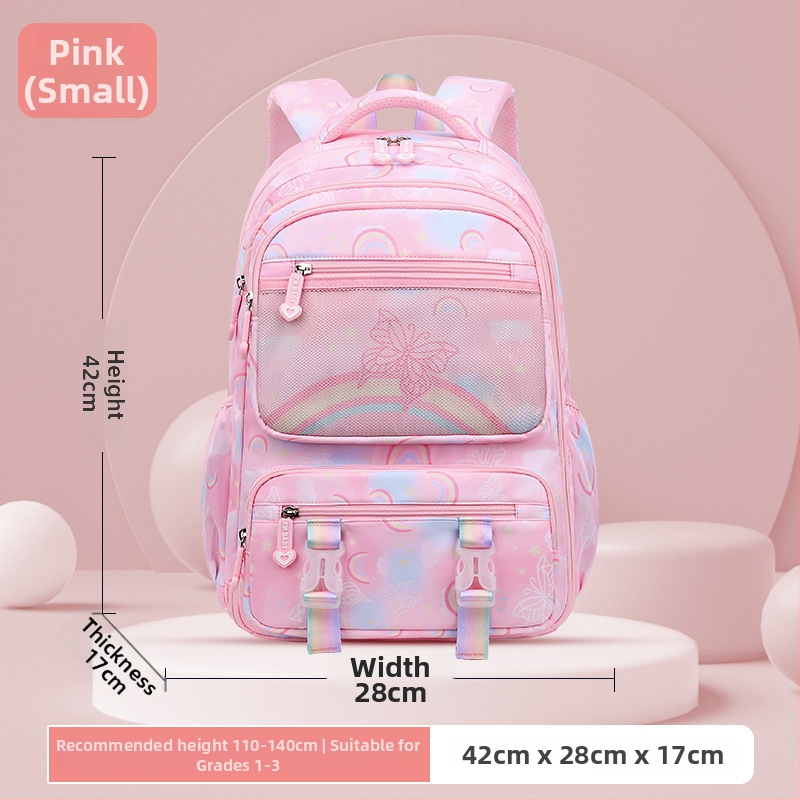 Sesame Baby nailon koolikott tüdrukutele lillemustriga, 5.–6. klassile, polüestervooder