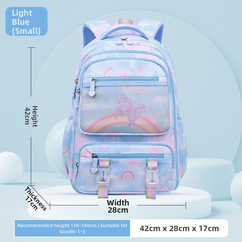 Sesame Baby nailon koolikott tüdrukutele lillemustriga, 5.–6. klassile, polüestervooder