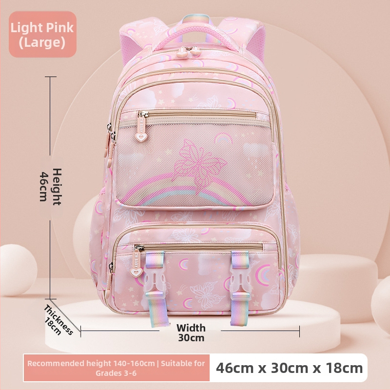 Sesame Baby nailon koolikott tüdrukutele lillemustriga, 5.–6. klassile, polüestervooder