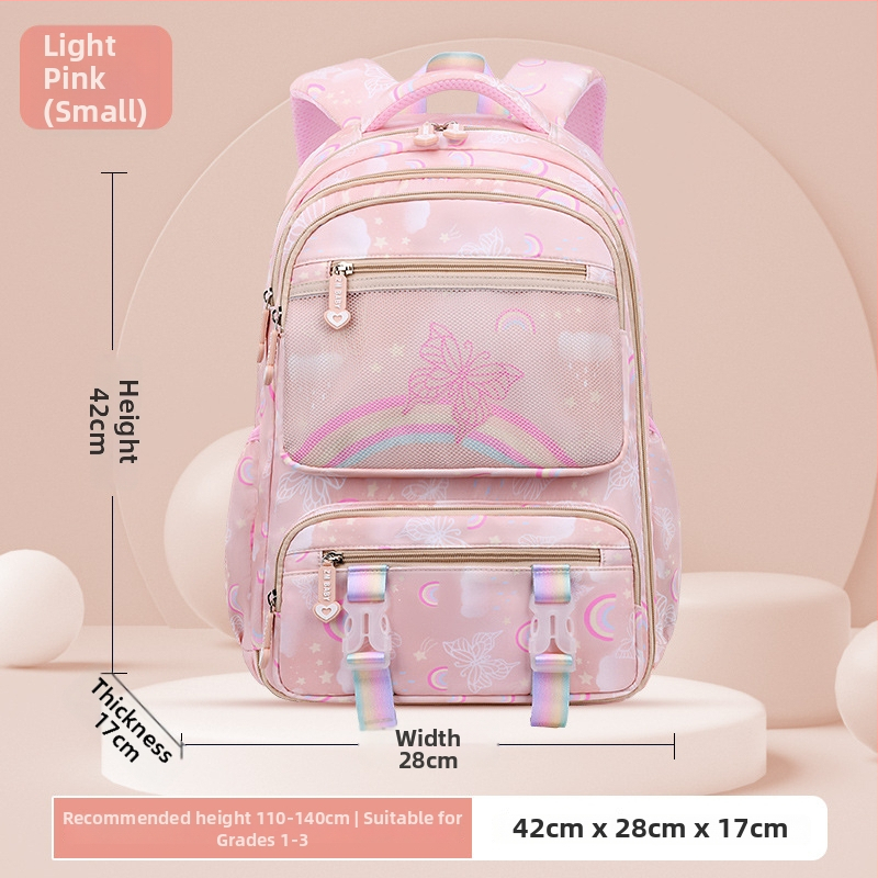 Sesame Baby nailon koolikott tüdrukutele lillemustriga, 5.–6. klassile, polüestervooder