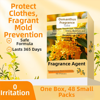 Drabužių spintos desikanto maišeliai rožių kamforo aromatu, 200 vnt., drėgmės sugeriančios granulės