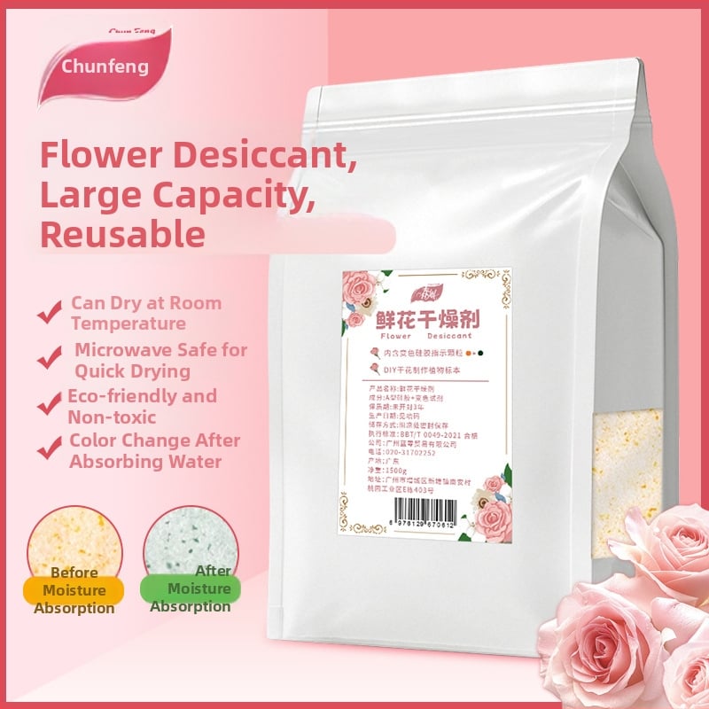 Spring Breeze desikant za sušenje cvijeća – miris ruže, pakiranje u vrećici, položaj vodoravno