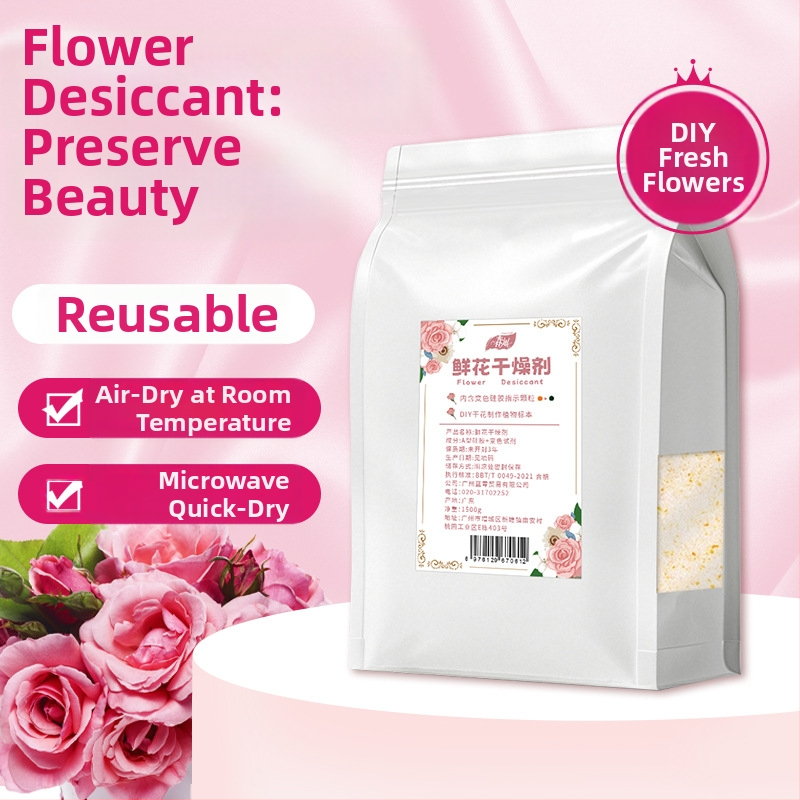 Spring Breeze džiovinimo desikantas gėlėms – rožių kvapas, pakuotė maišelyje, gulima padėtis