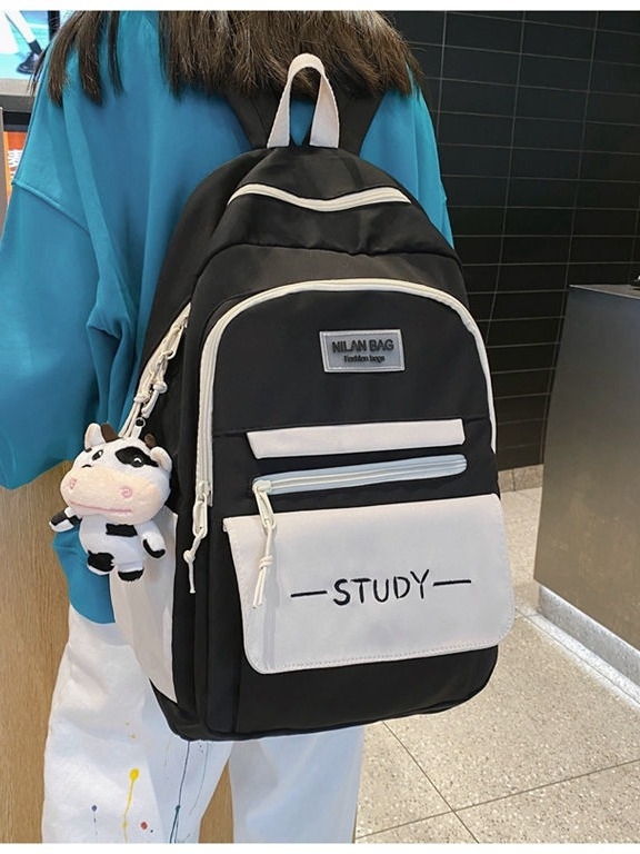 Mu Ziling koolikotis, suur mahutavus 36–55 L, kanvas, veekindel, sobib 15-tollise sülearvutiga, õhu-padi rihmad