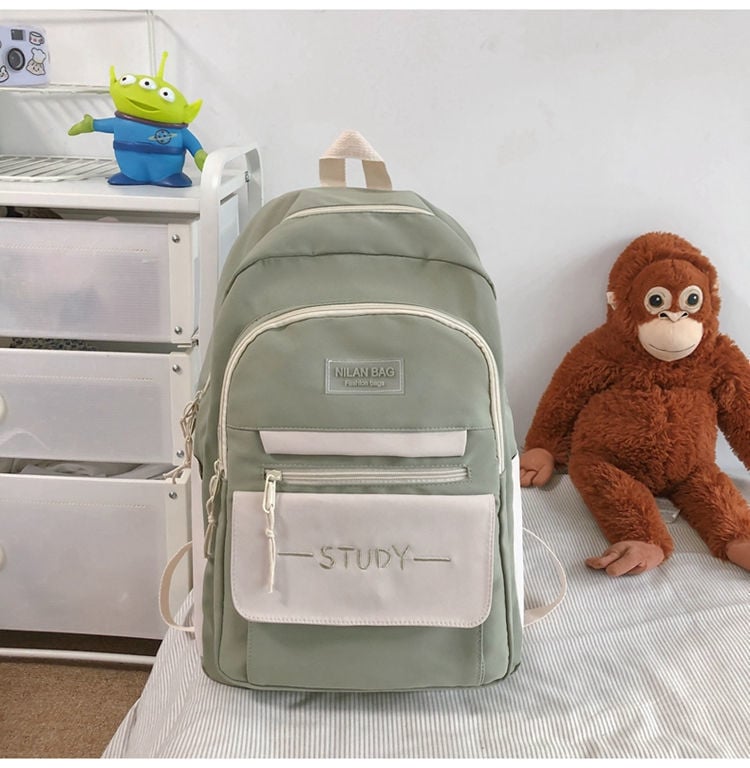 Mu Ziling koolikotis, suur mahutavus 36–55 L, kanvas, veekindel, sobib 15-tollise sülearvutiga, õhu-padi rihmad