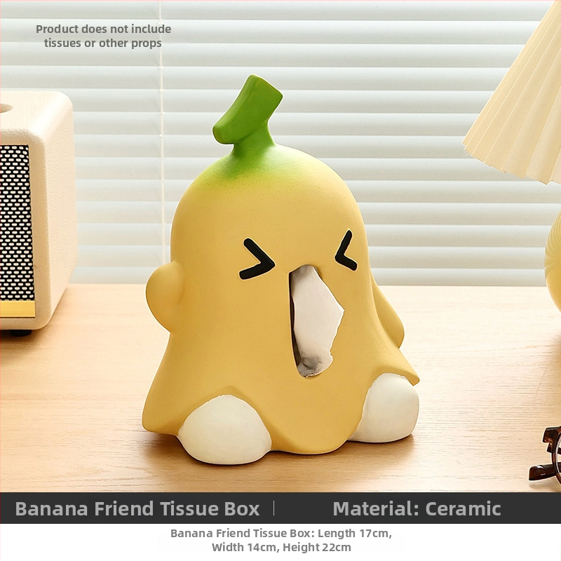 Cutie ceramică pentru șervețele — ornament decorativ, stil pastoral, multifuncțional, 1 buc., pentru living