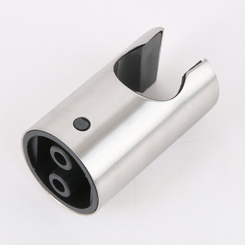 Dušo laikiklis su fiksuota baze; 304 nerūdijantis plienas; sieninis montavimas; plonas šlifuotas paviršius; modelis X-20; šiuolaikinis minimalistinis stilius