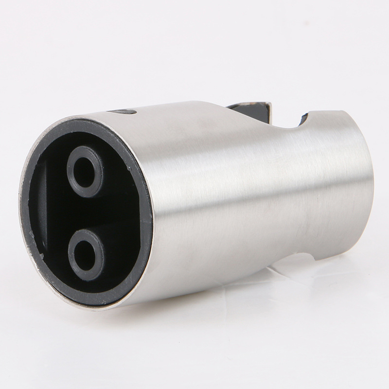 Dušo laikiklis su fiksuota baze; 304 nerūdijantis plienas; sieninis montavimas; plonas šlifuotas paviršius; modelis X-20; šiuolaikinis minimalistinis stilius