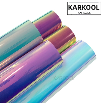 Auto kere värvimise kile Rainbow elektroplaatimise efektiga, PVC isekleepuv, kohandatav, kleepimine