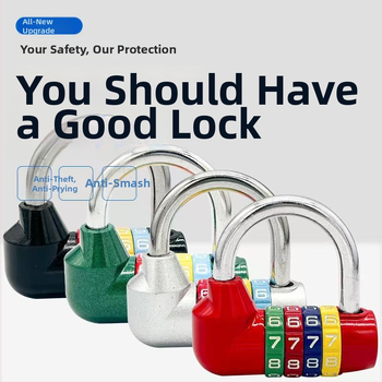 U formos spyna su kodu, viso metalo serija 206, plieno ir lydinio medžiaga, 250 g, skirta dviračiams ir spintelėms