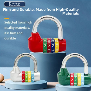 U formos spyna su kodu, viso metalo serija 206, plieno ir lydinio medžiaga, 250 g, skirta dviračiams ir spintelėms