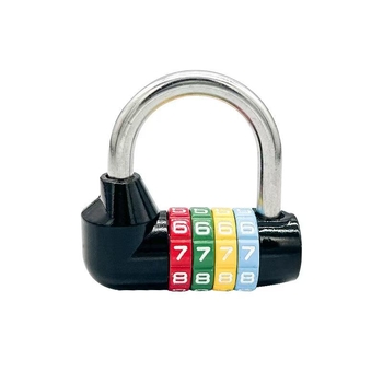 U formos spyna su kodu, viso metalo serija 206, plieno ir lydinio medžiaga, 250 g, skirta dviračiams ir spintelėms