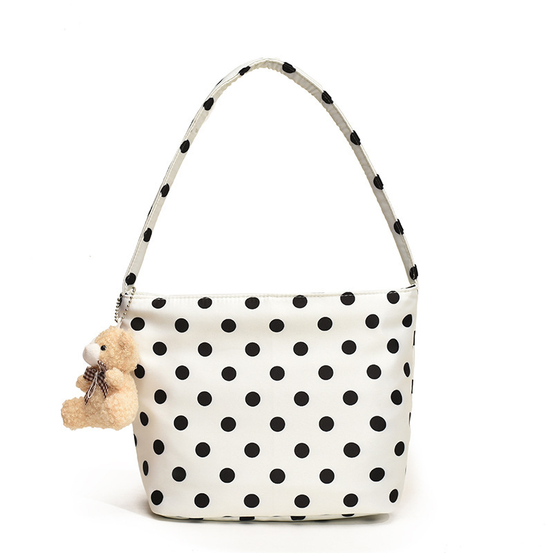 Dumpling-kujuline õlakott Oxford kangast, tõmblukuga sulgemine, sisetaskud (peidetud tõmblukukott, telefoni tasku, ID-kaart tasku)