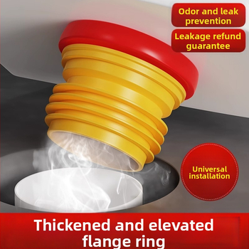 Silikoonist WC flantsi tihend — moodsalt minimalistlik stiil, liimitav paigaldus