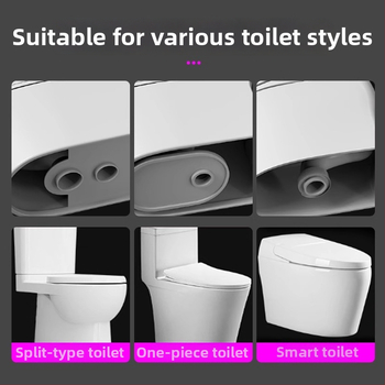 Silikoonist WC flantsi tihend — moodsalt minimalistlik stiil, liimitav paigaldus