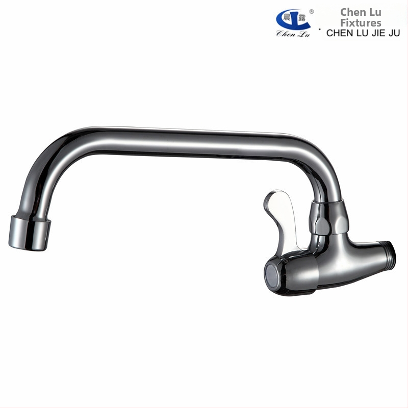 Morning Dew virtuvinis maišytuvas, horizontalus įmontuotas į sieną, varis, 6 MPa, 0-90°C