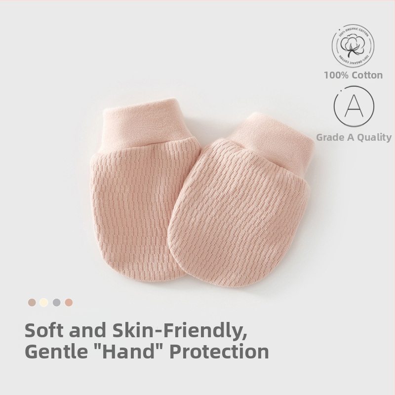 Kūdikių drabužių komplektas – unisex, 100% medvilnė, su kepure, pirštinėmis ir kojinėmis – švelnus audinys