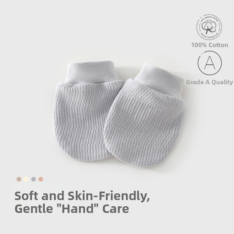 Beebide riidekomplekt – unisex, 100% puuvill, sisaldab mütsi, kinnaste ja sokke – pehme kangas